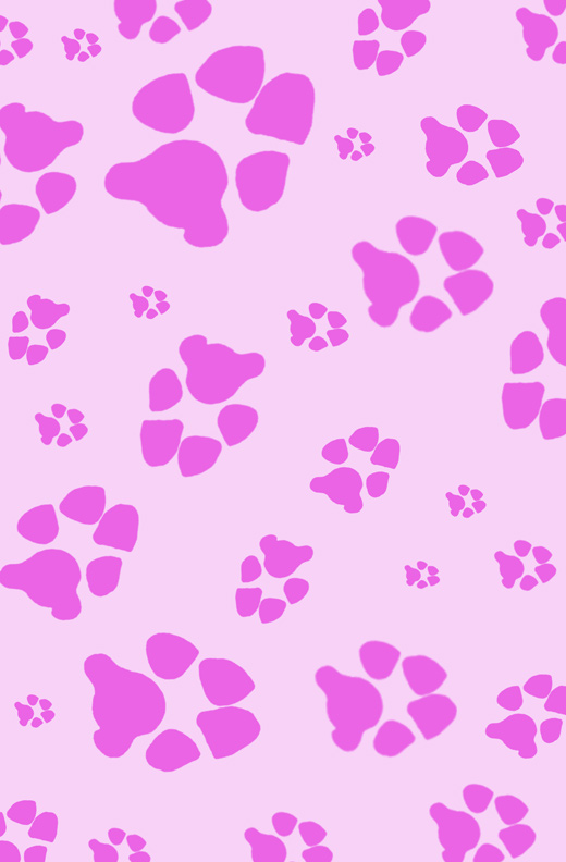 Free download Paw Print Backgrounds 03 Hot Pink Paw Prints