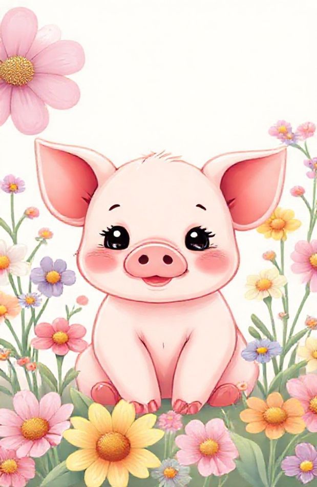 Cute Pig Wallpaper