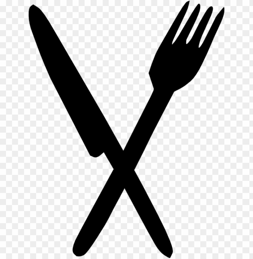Fork And Knife Png Cross Image With
