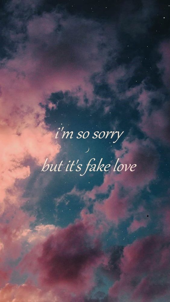 Fake Love Bts in 2019 Bts wallpaper Bts wallpaper lyrics