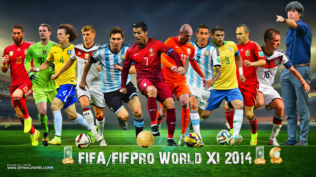 Free download FIFA WORLD XI 2014 WALLPAPER by jafarjeef on [1024x576