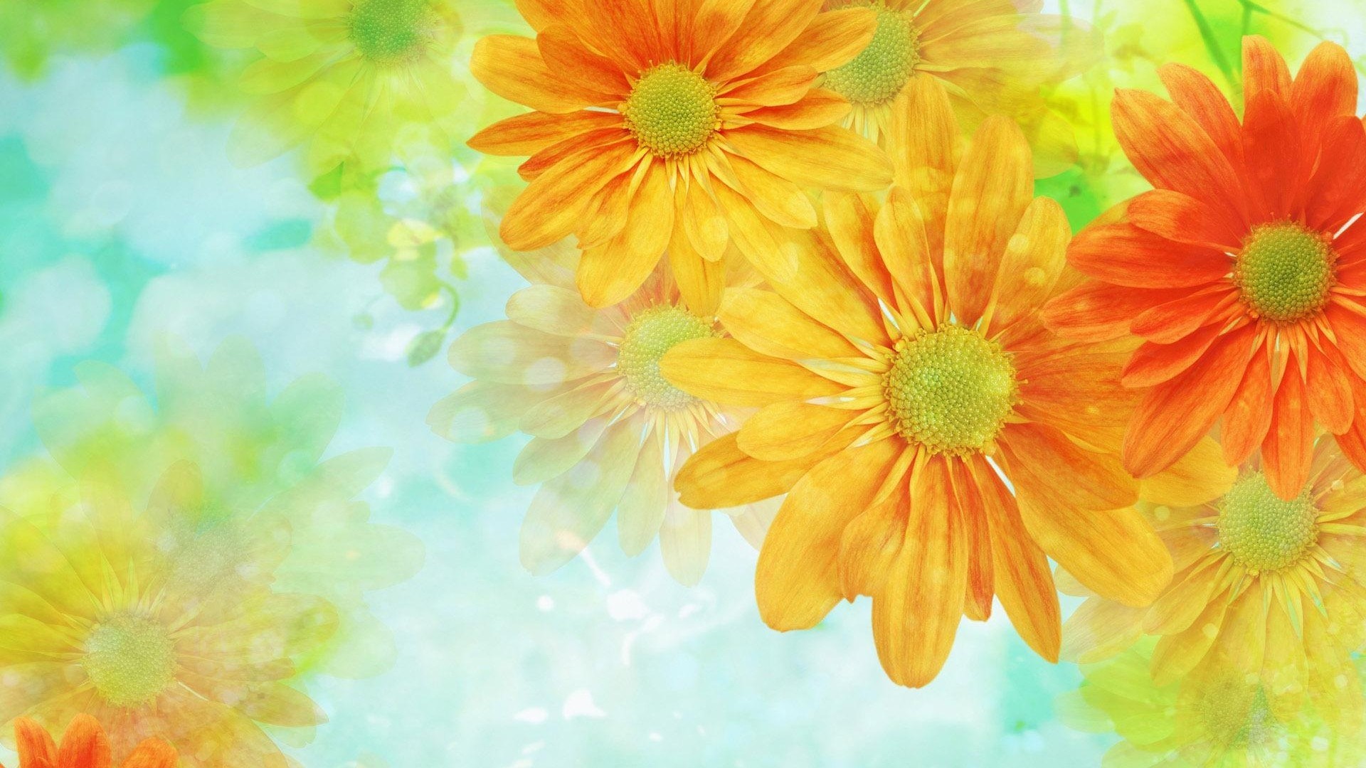 Neon Yellow Background Wallpaper