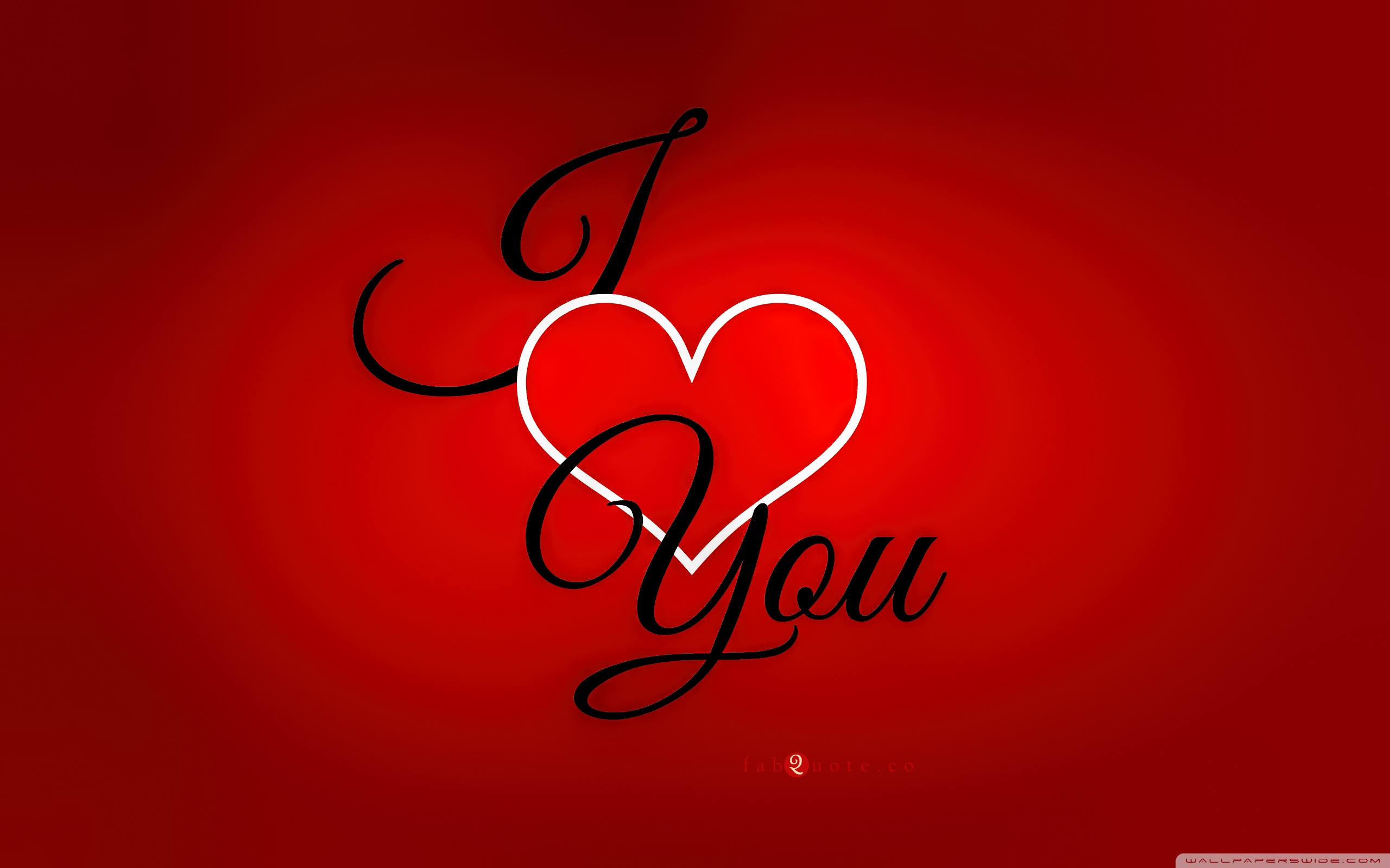 Valentines Day I love you Card 4K HD Desktop Wallpaper for 4K