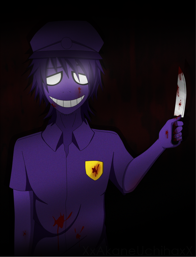 Purple Guy Fnaf By Xxakaneuchihaxx