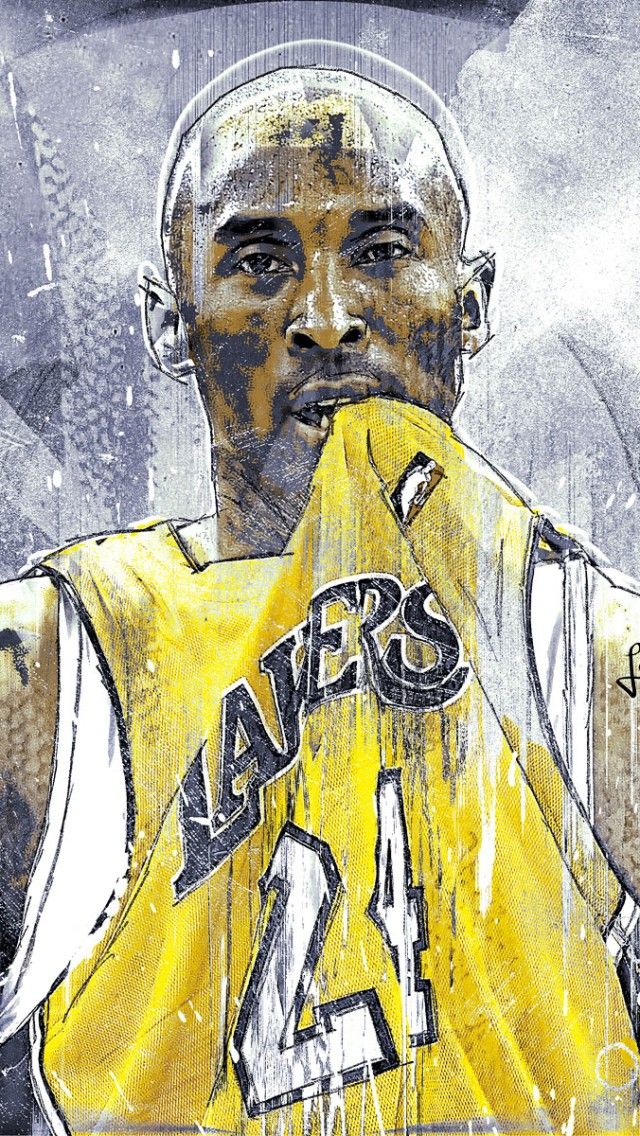 Kobes Final Season  Dave Olsen Art  Drawings  Illustration Sports   Hobbies Basketball  ArtPal