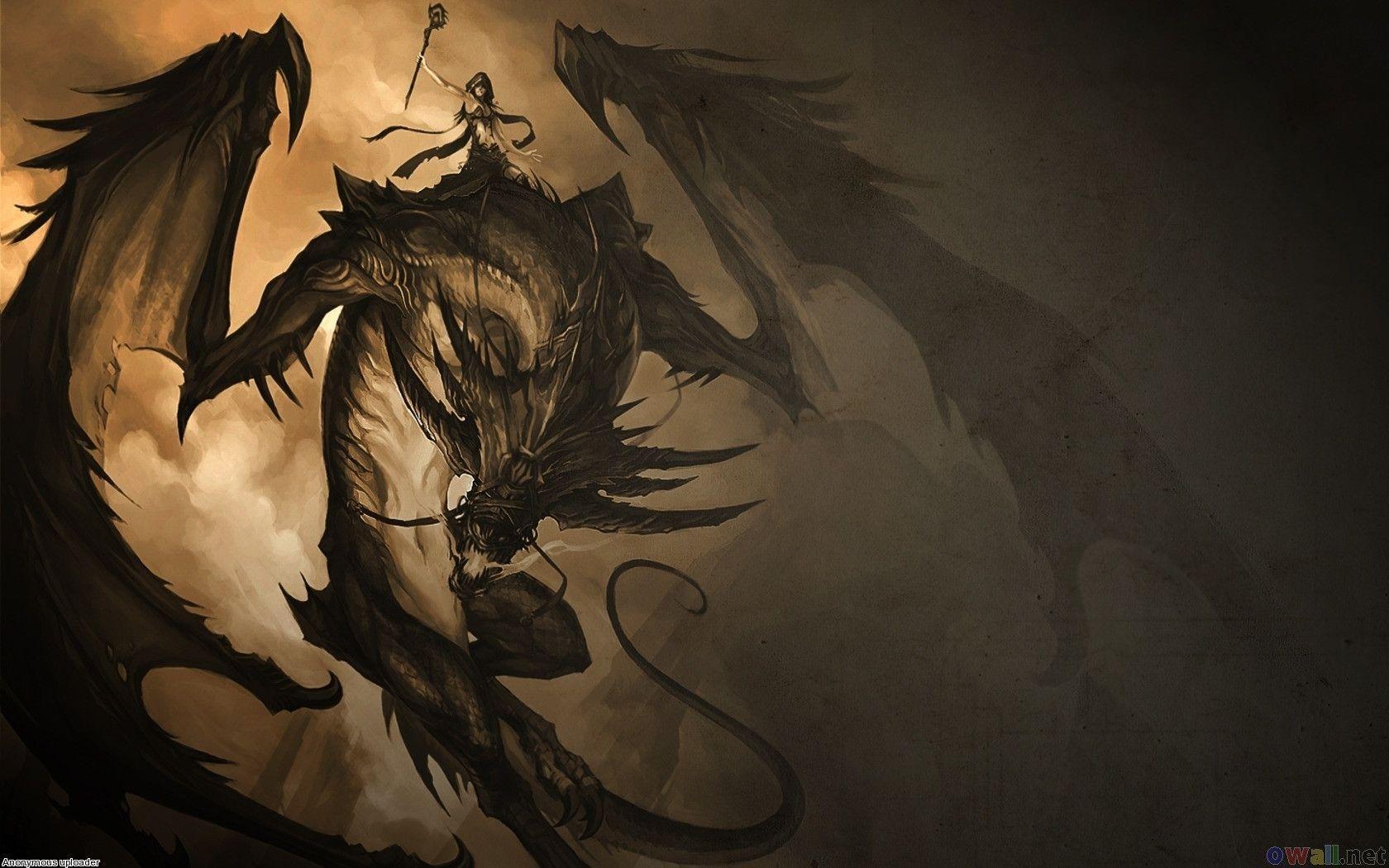 Black Dragon Wallpaper