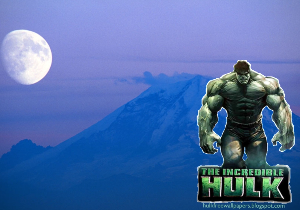 The Incredible Hulk Desktop Wallpaper Movie In Moon Blue
