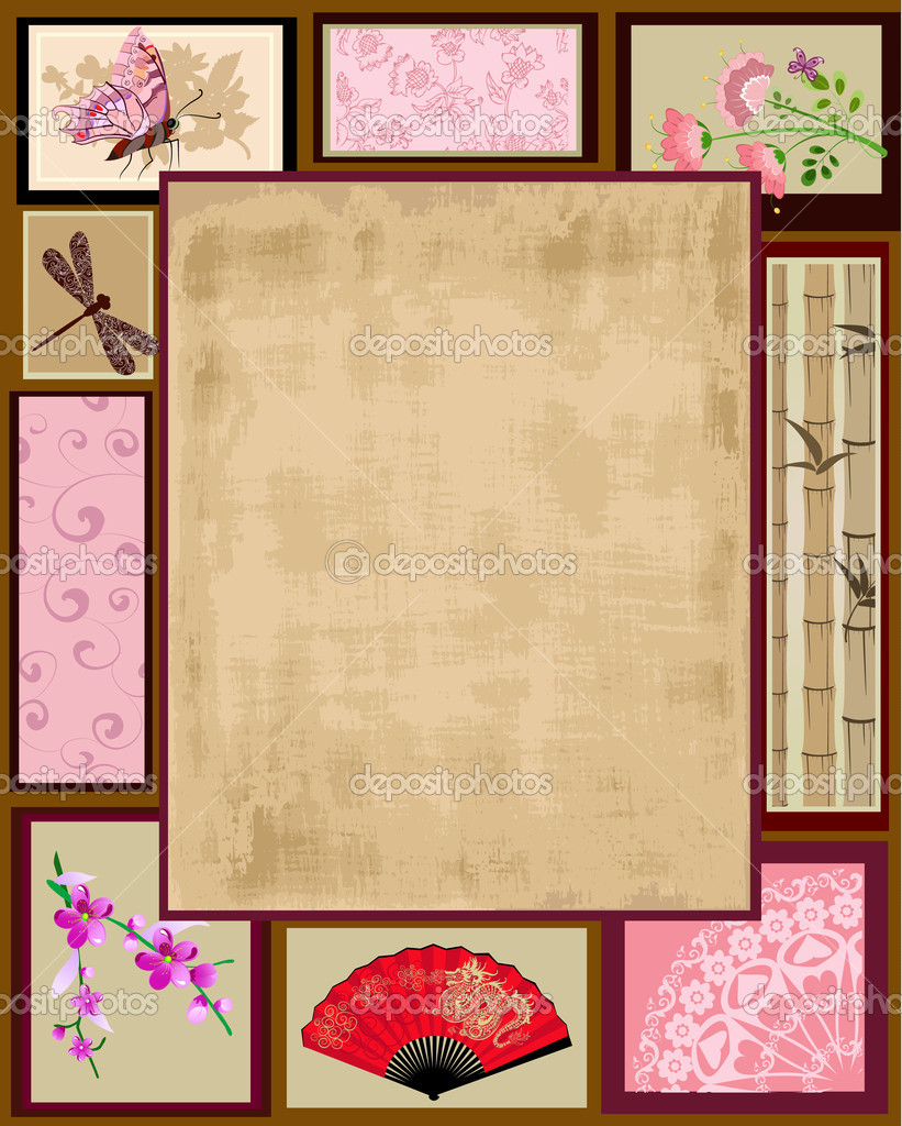 Free download Wallpaper Border Oriental Fans SIMPLY ORIENTAL Pinterest