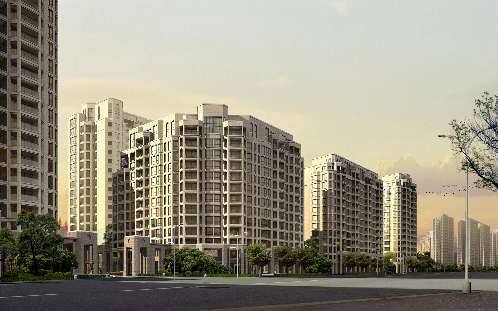 Apartment Complex HD Wallpaper