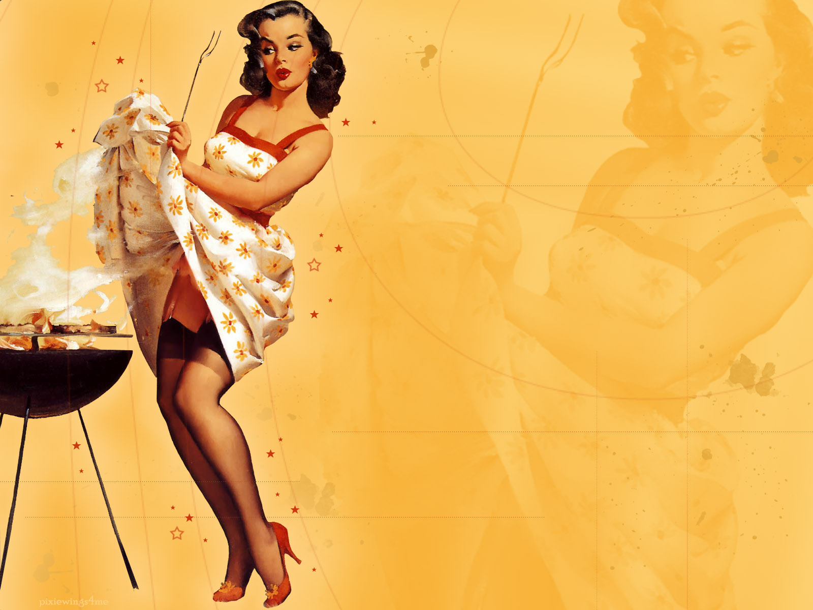 Wallpaper Collections Pin Up Girls