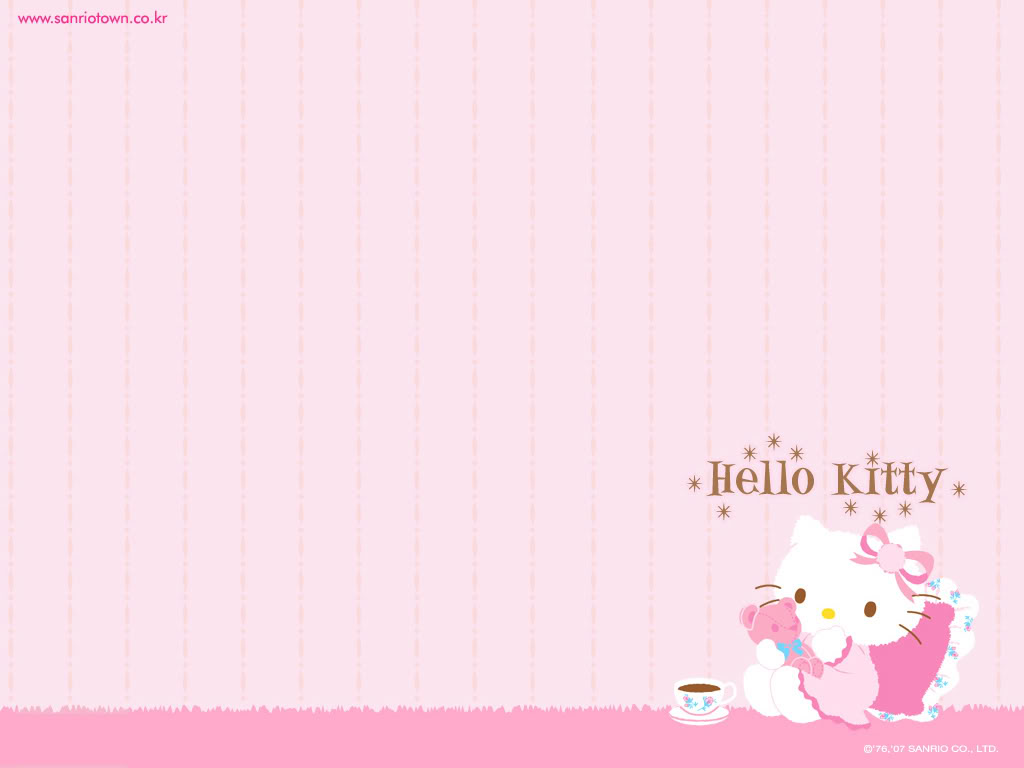 Kitty Wallpaper Hello Pink Cute