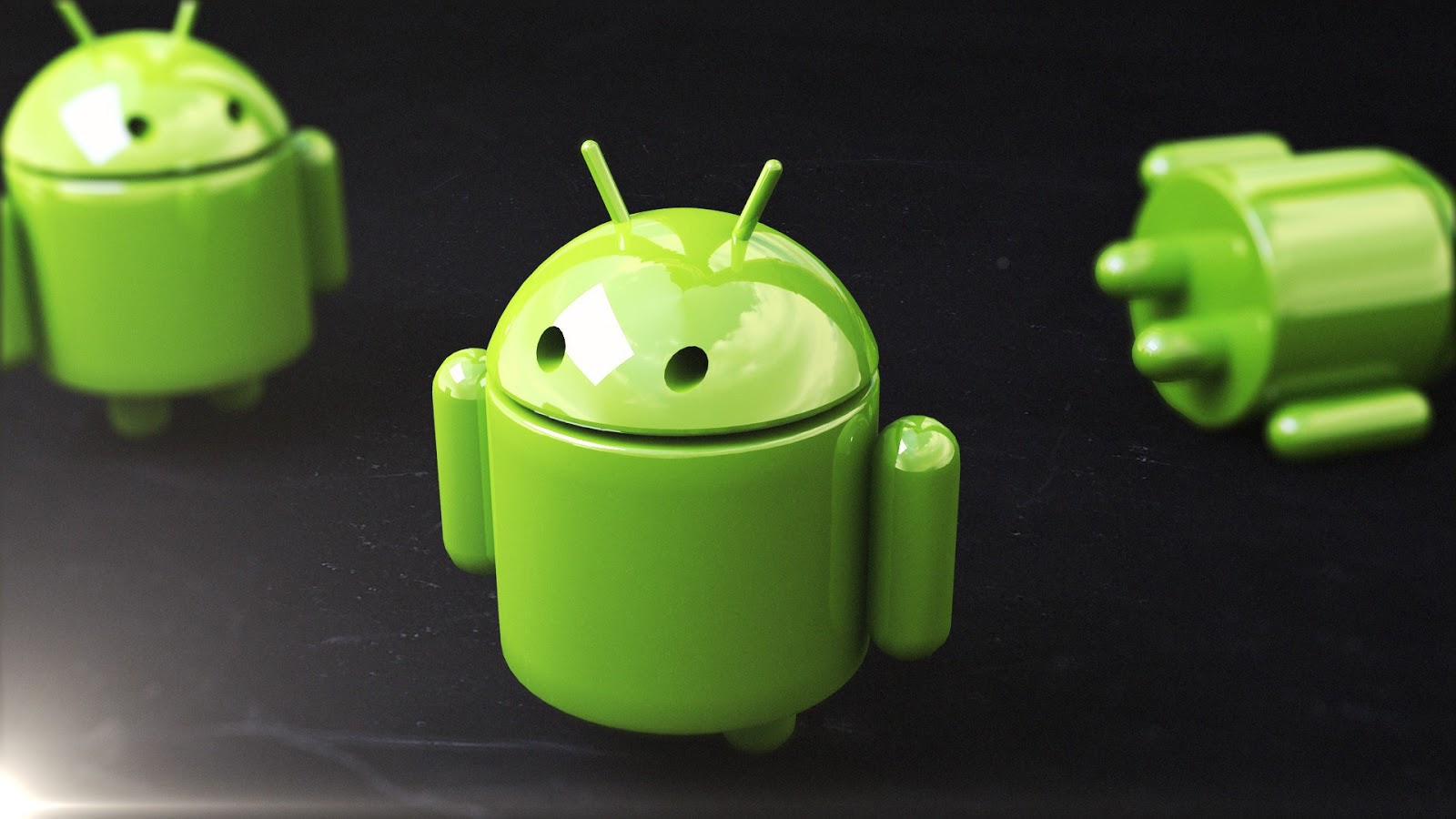 green robot android wallpaper 03 linux wallpapers
