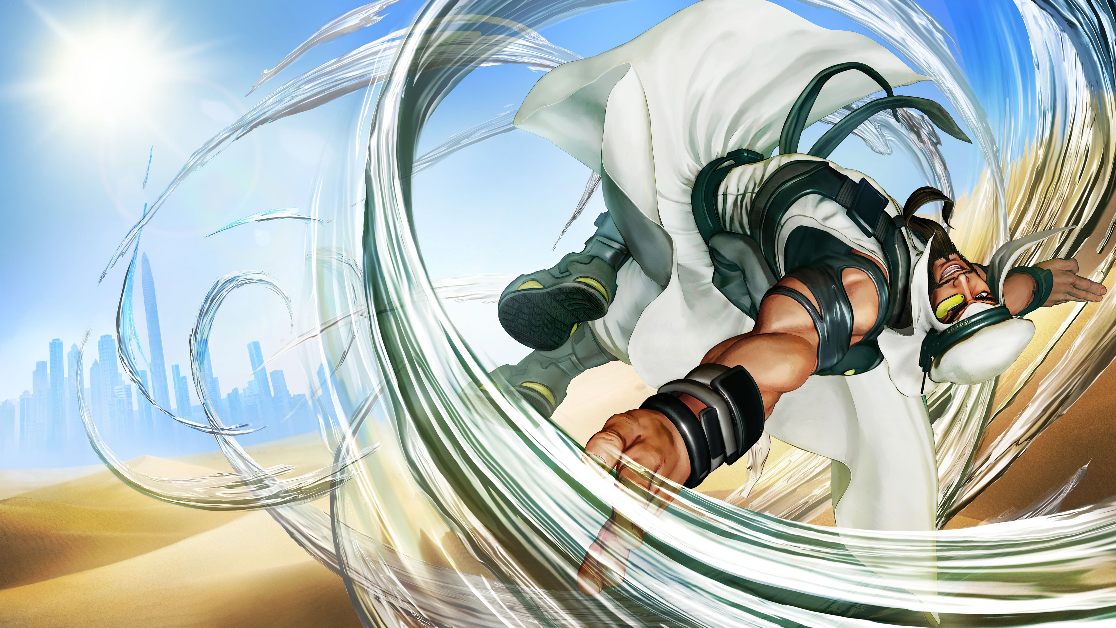 Street Fighter V Rashid Wallpaper HD