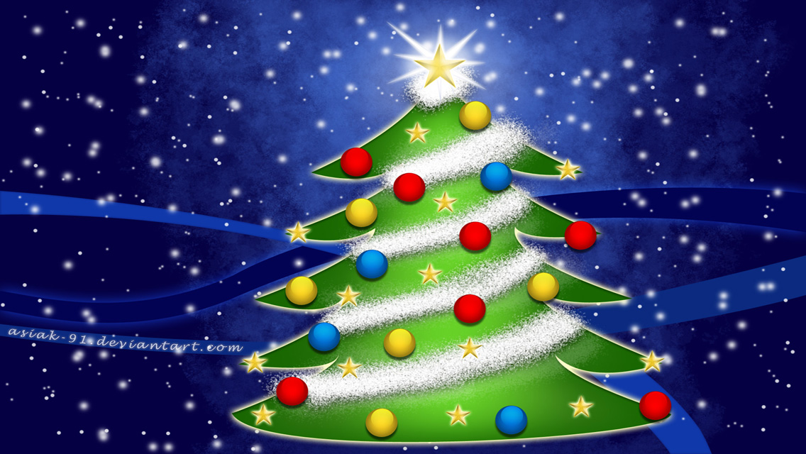 Christmas Tree HD Wallpaper For iPhone Part Two