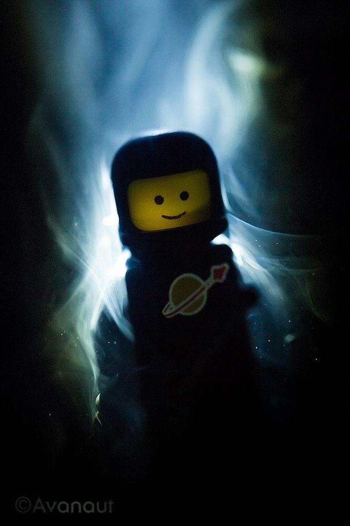 Mr Black Lego Creative Photo Spaceman
