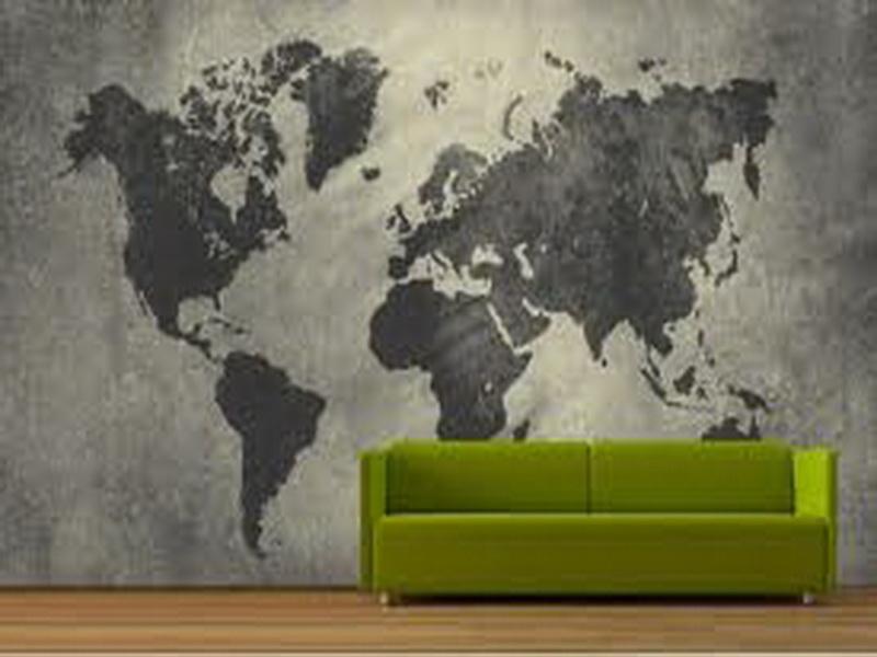 Antique World Map Wallpaper For Walls Your Dream Home