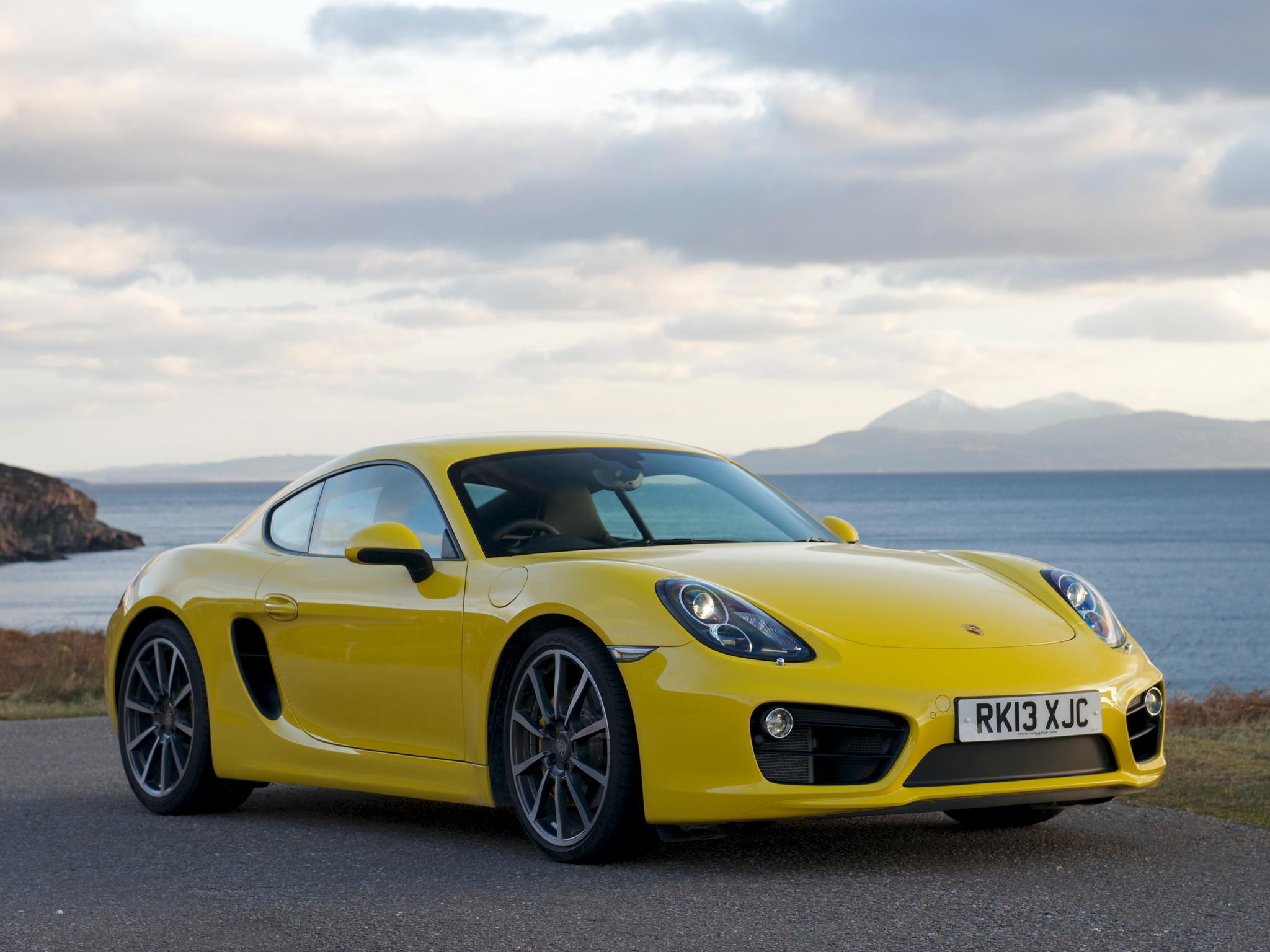 Vehicle Car Porsche Sport Yellow Cayman Wallpaper
