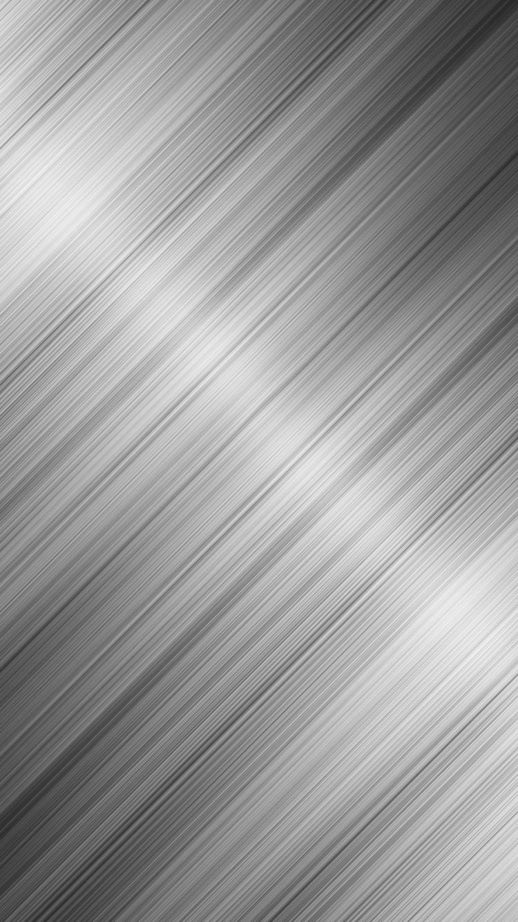Wallpaper Metal Lines Stripes Light Shiny Silver