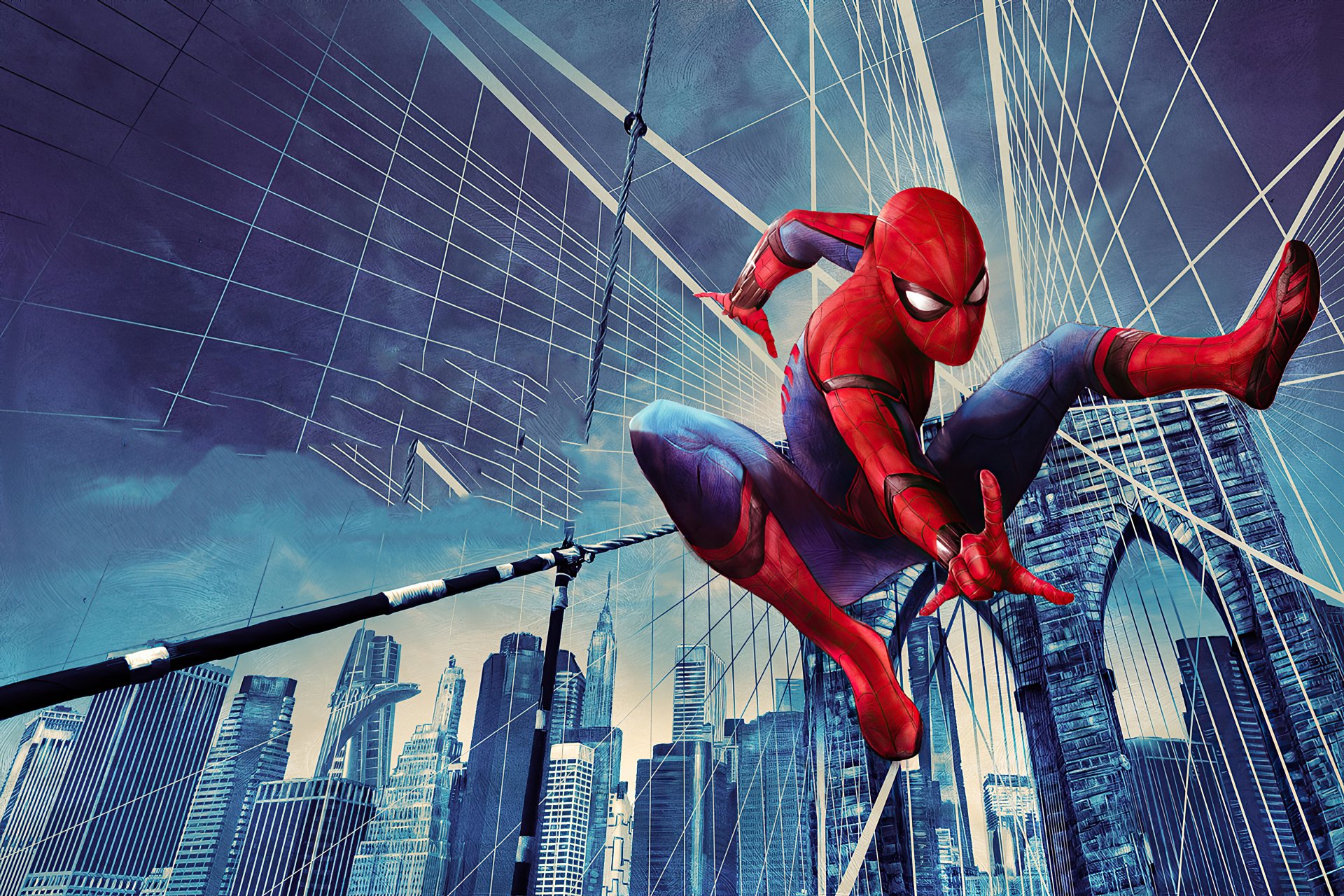 Homecoming Spider Man Desktop Wallpaper