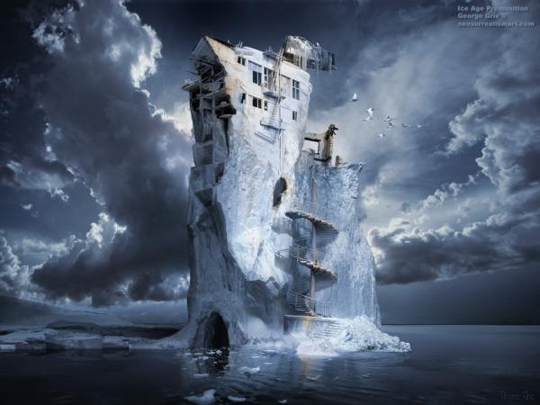 Infinite Iceberg Synthesizer Ocean Ice Blue Sea Chunks