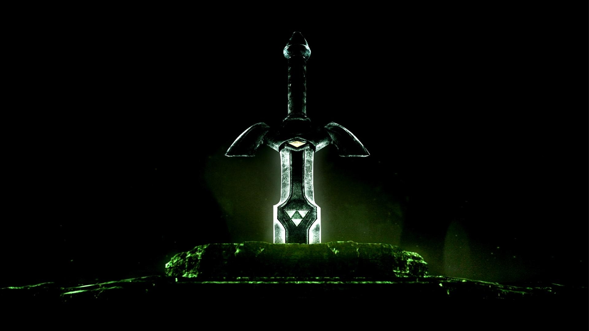 Green The Legend Of Zelda Swords Wallpaper