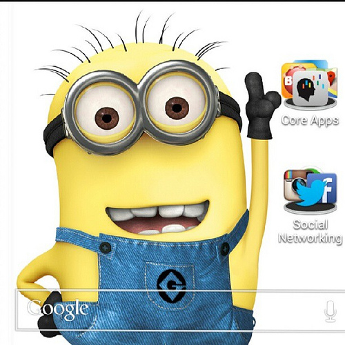minion on my mobile to do my job d minions despicable me fun