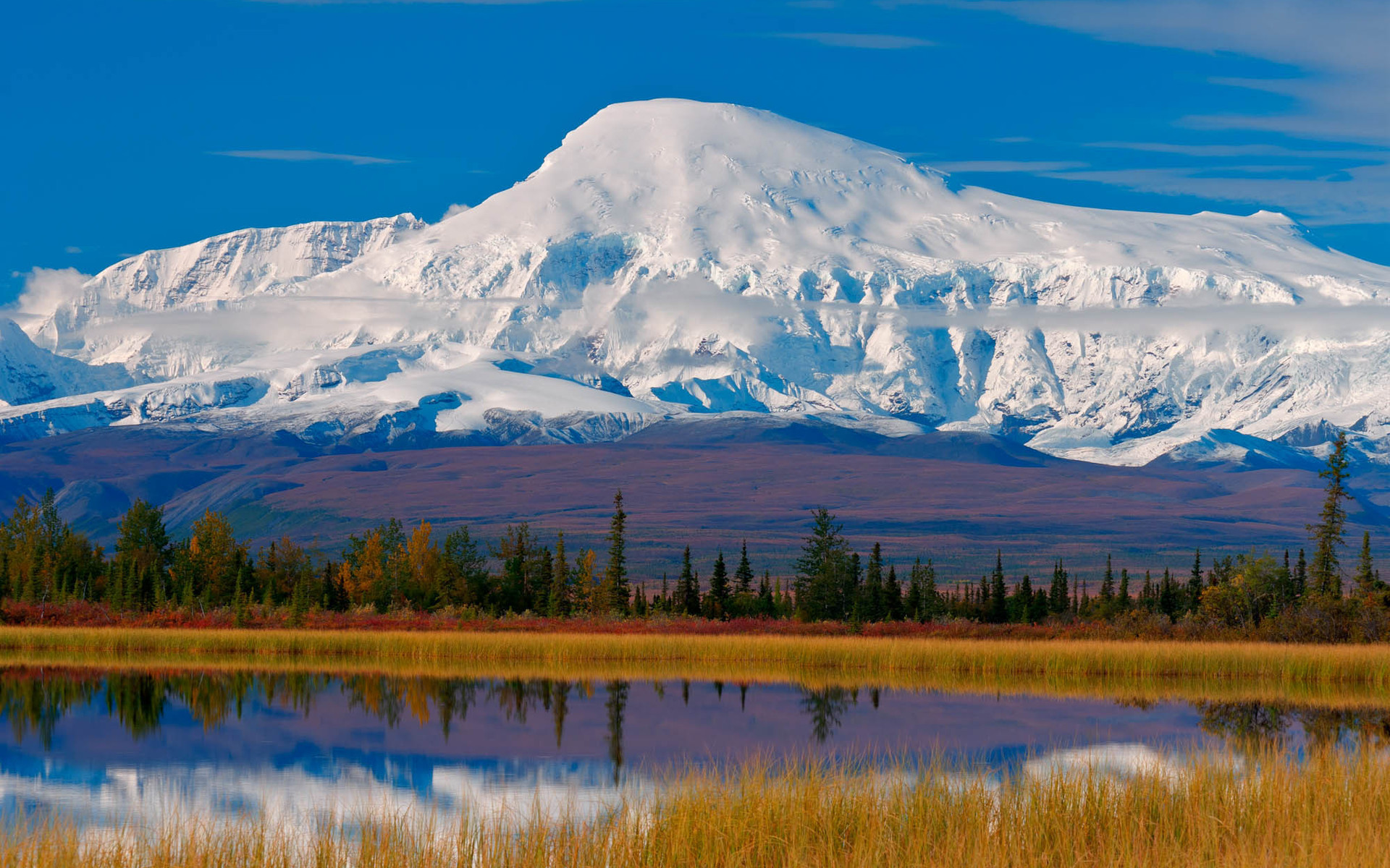 Wrangell St Elias National Park In Alaska Seen From The Nabesna Road