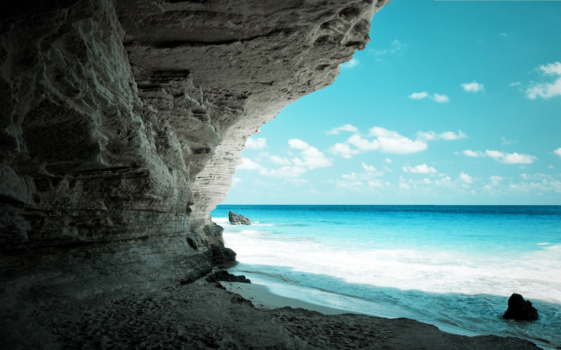 Beautiful Beach Angle Desktop Pc And Mac Wallpaper