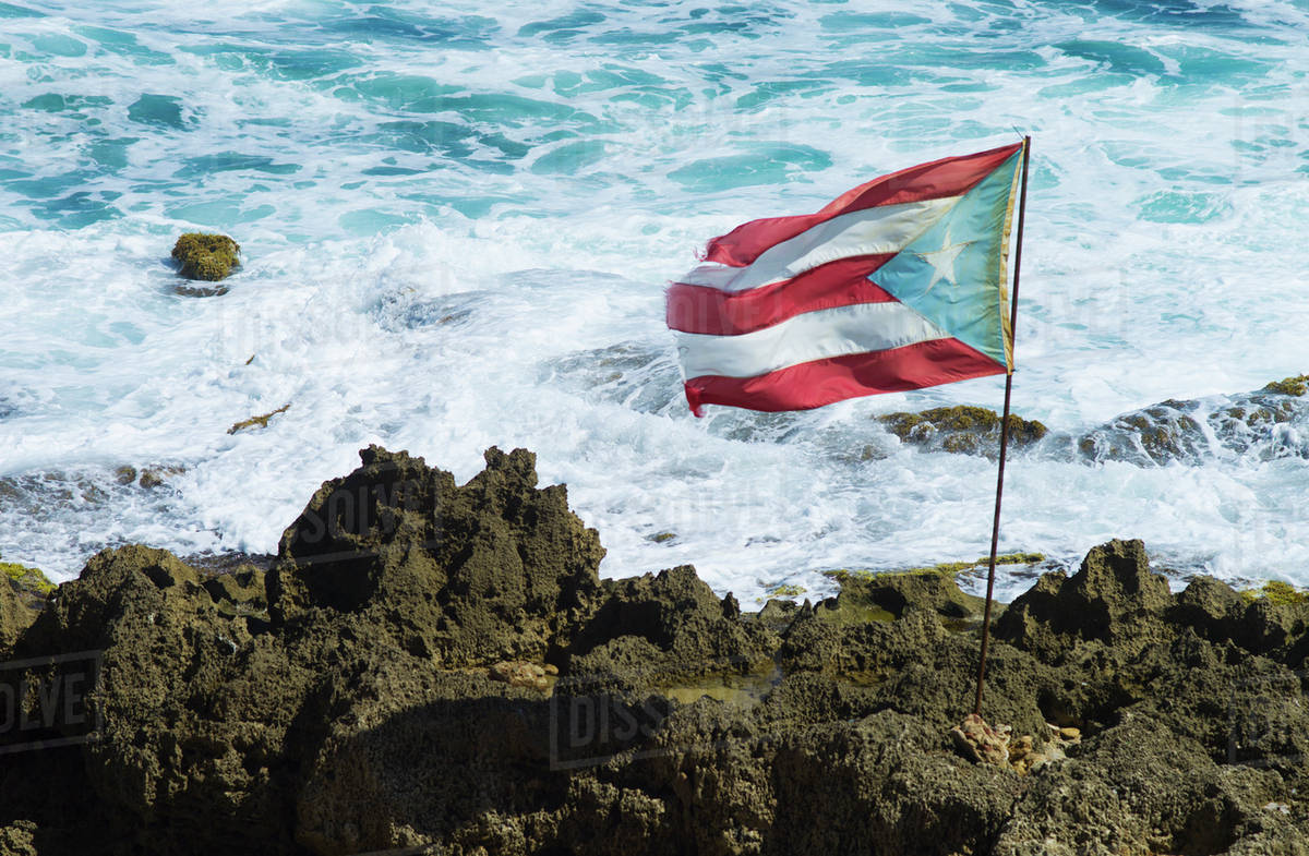 Old San Juan Puerto Rican flag