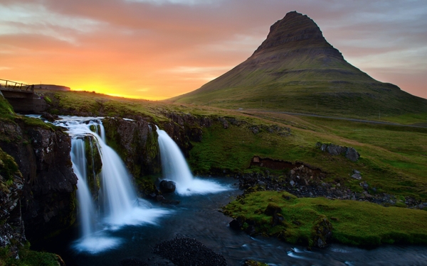 Iceland Waterfalls Waterfall Wallpaper Desktop