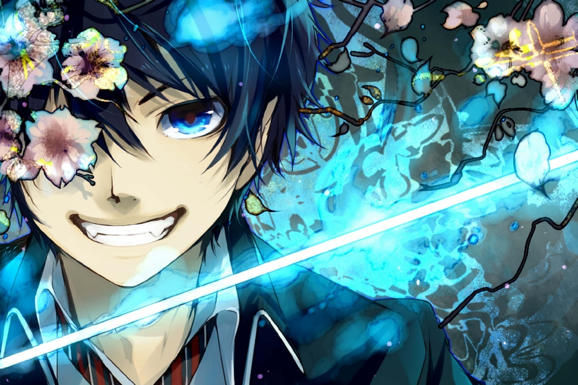 Blue Anime Wallpaper
