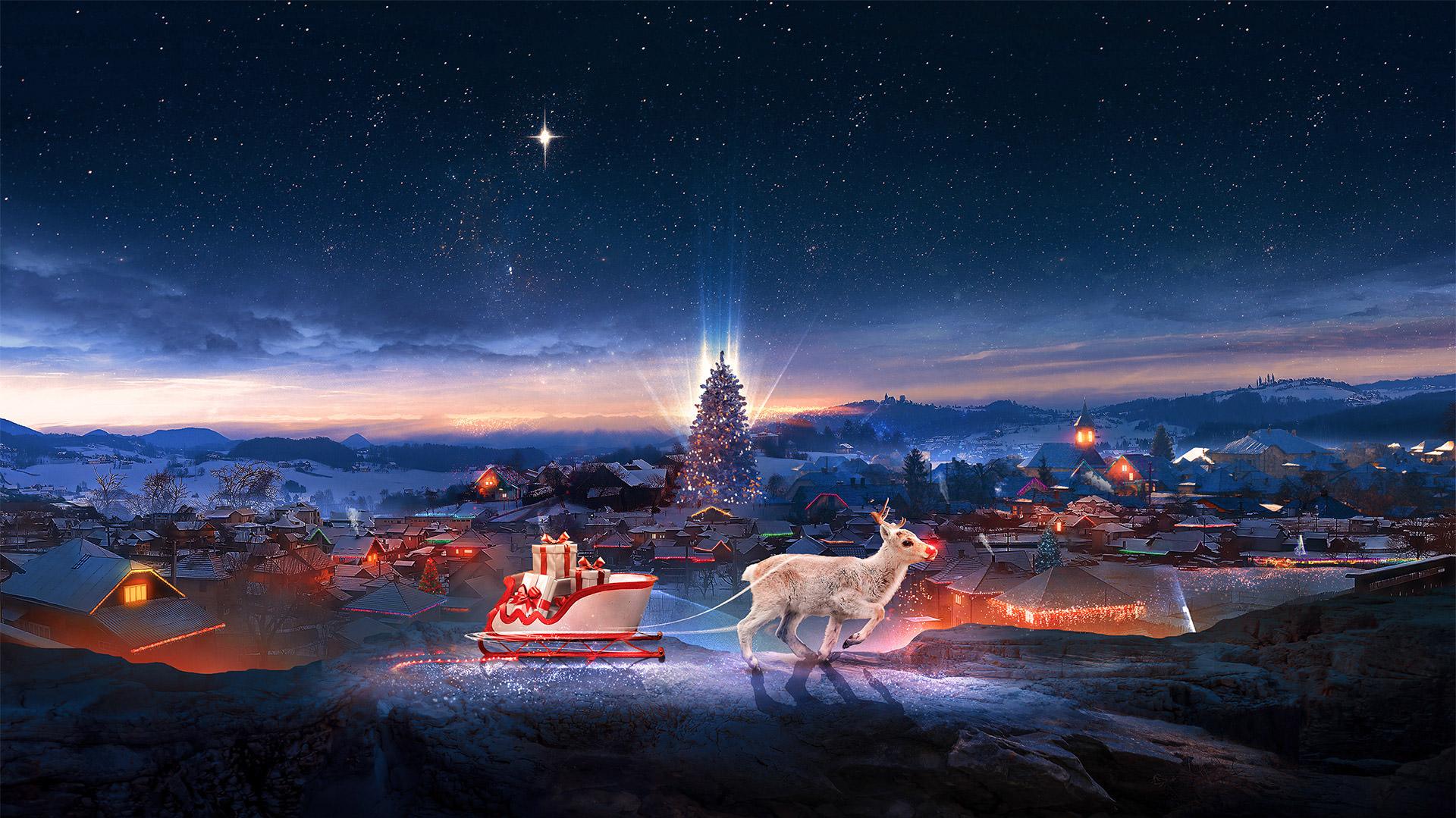 Beautiful Christmas Desktop Wallpaper 4k