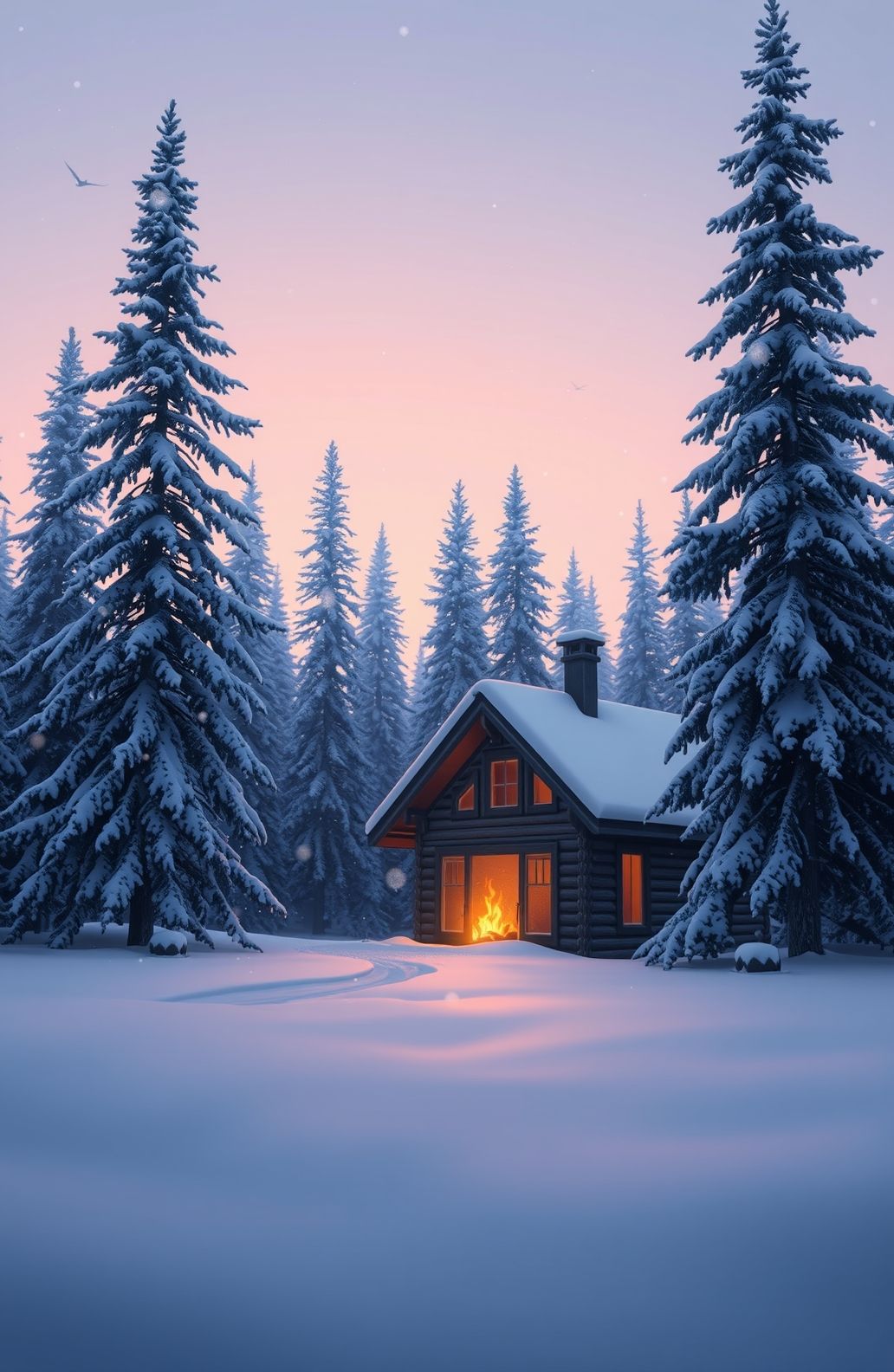 Winter Background Wallpaper