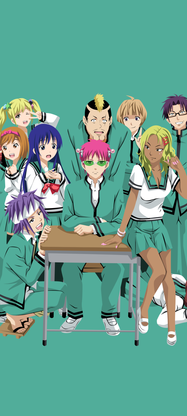 The Disastrous Life Of Saiki K Phone Wallpaper