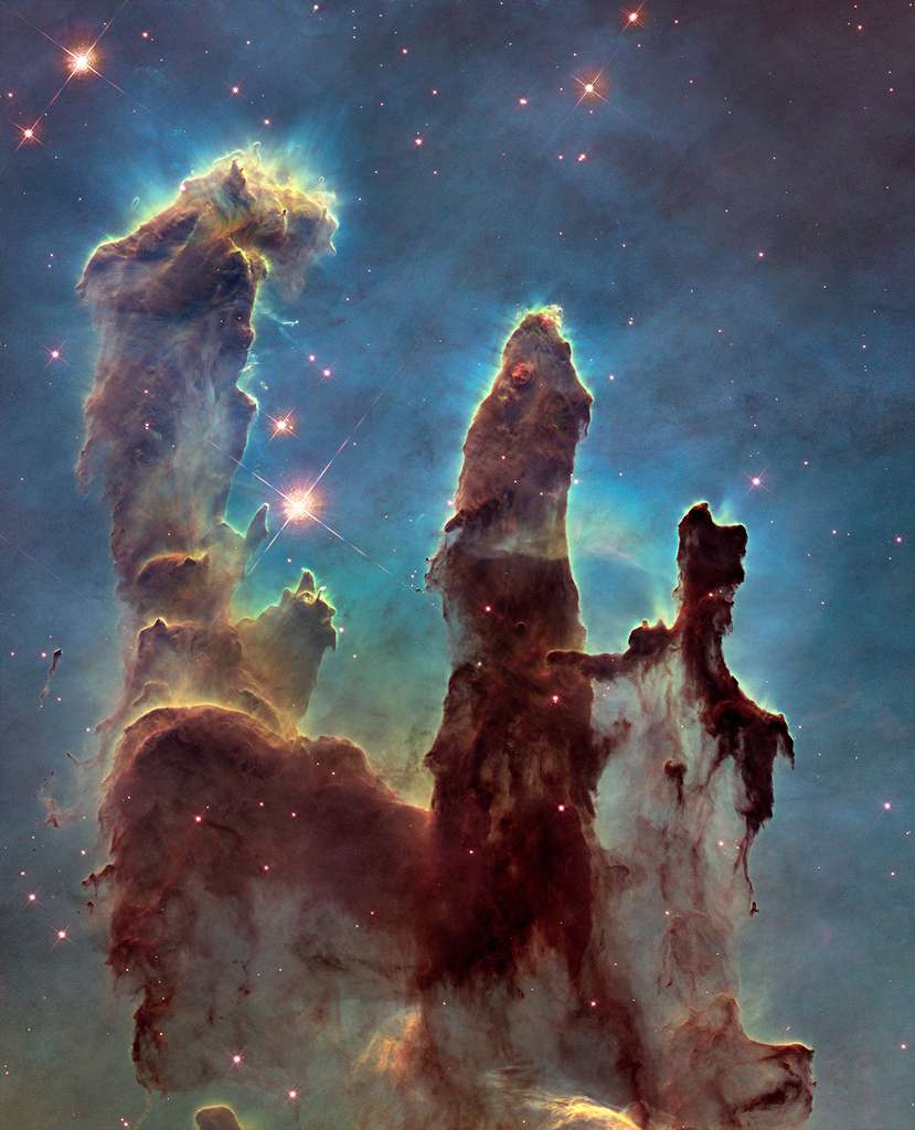The Eagle Nebula S Pillars Of Creation Captured By Nasa Hubble