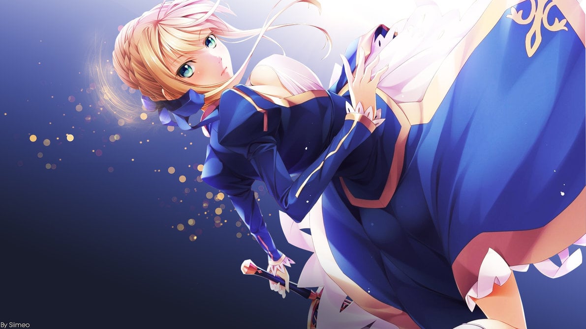 Saber   FateStay Night Wallpaper by Siimeo 1191x670