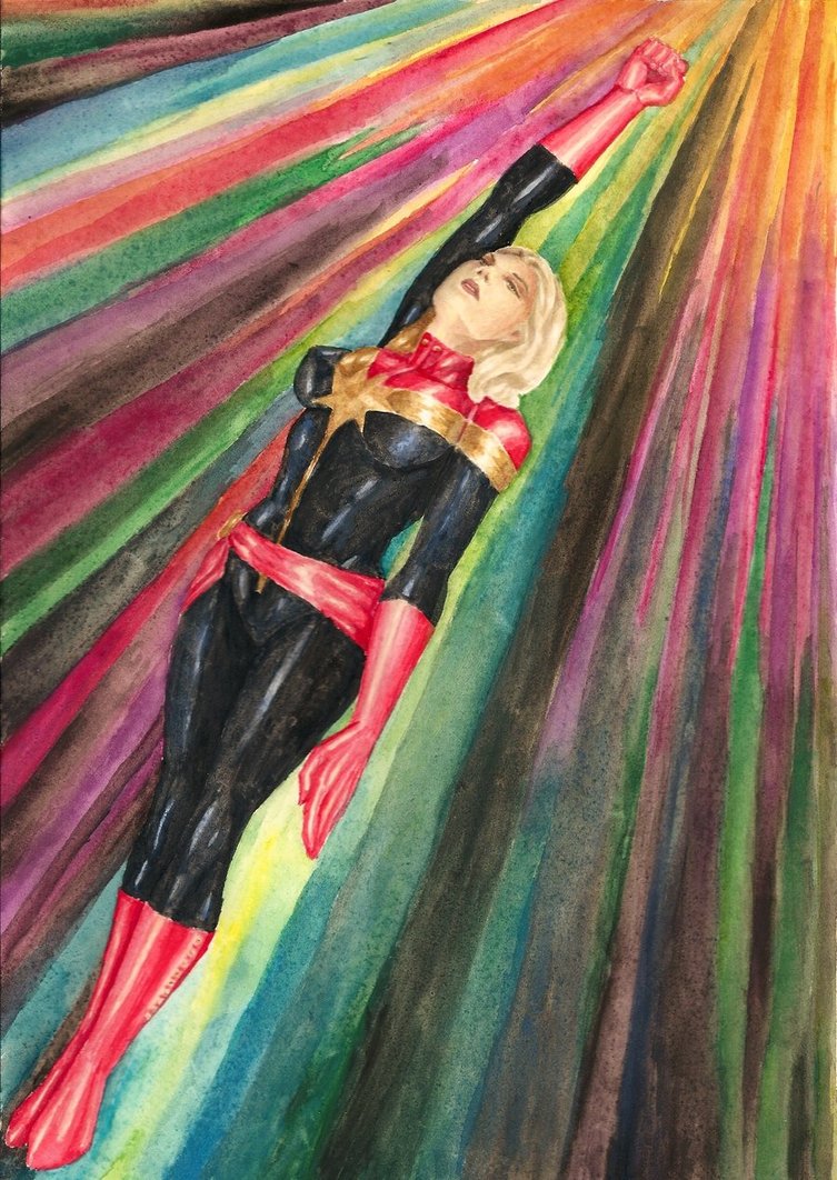 Captain Marvel Carol Danvers By Spiteredescent