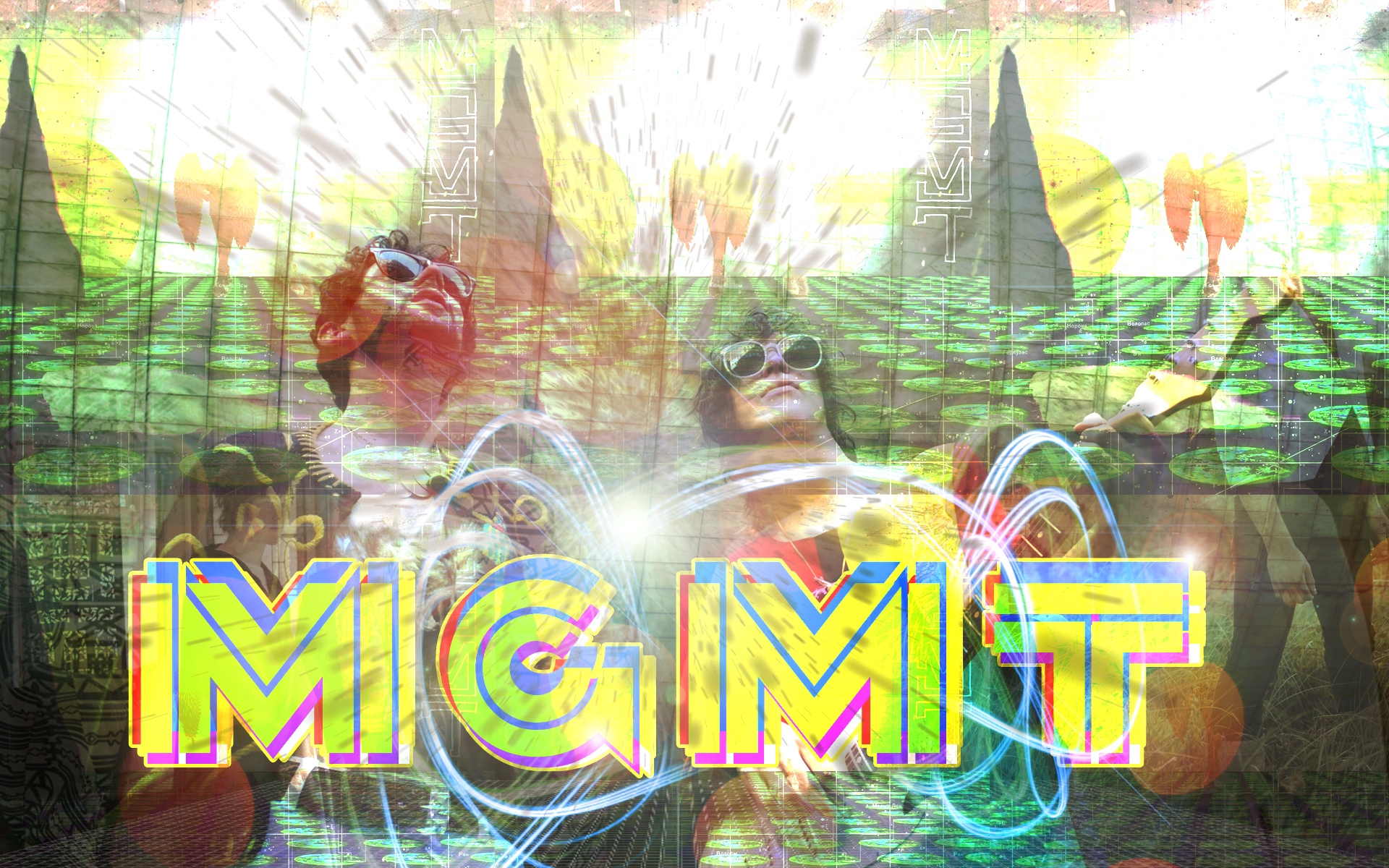 Mgmt Band Members Letters Glasses Stock Photos Image HD