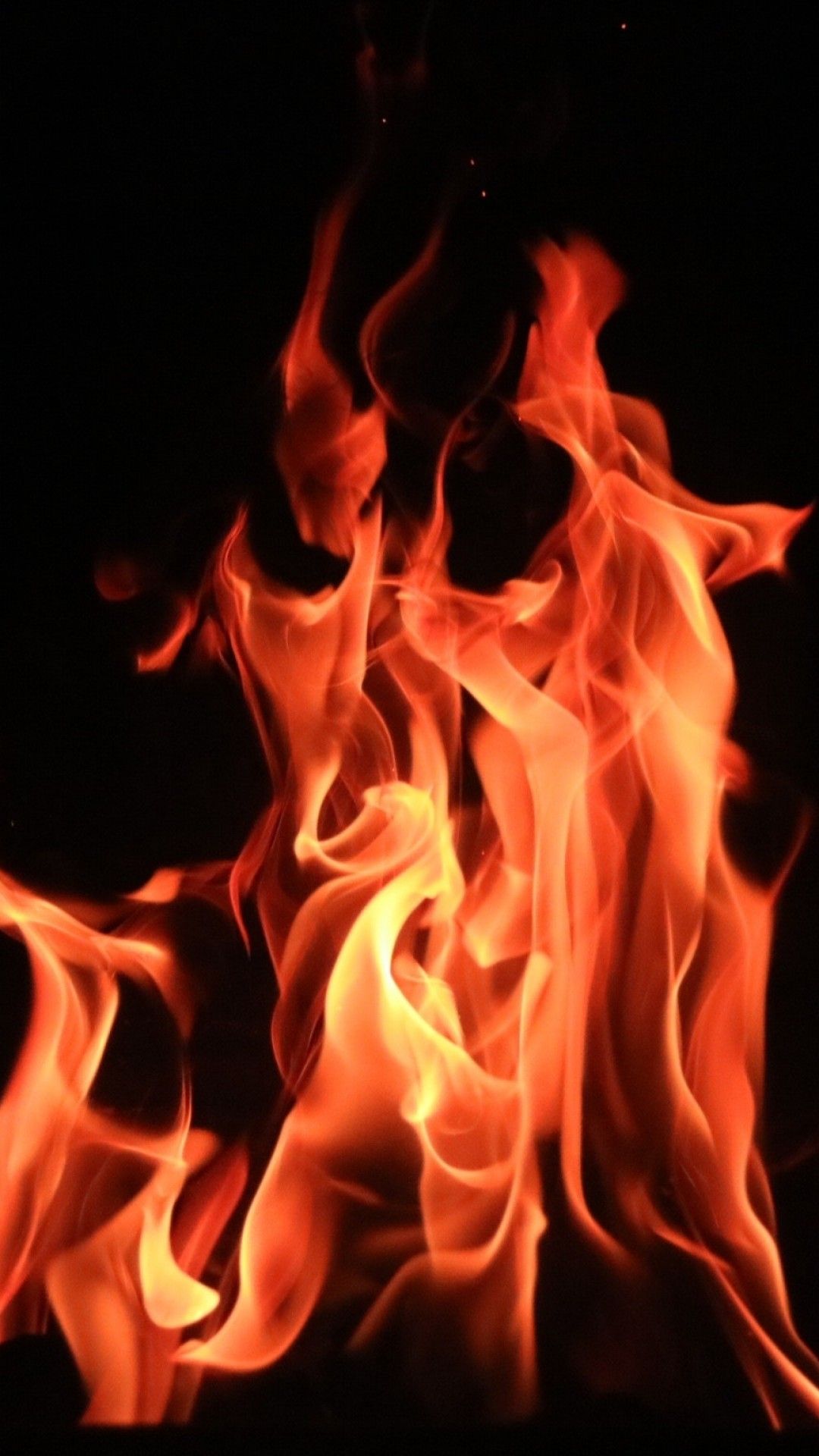 iPhone Fire Wallpaper On