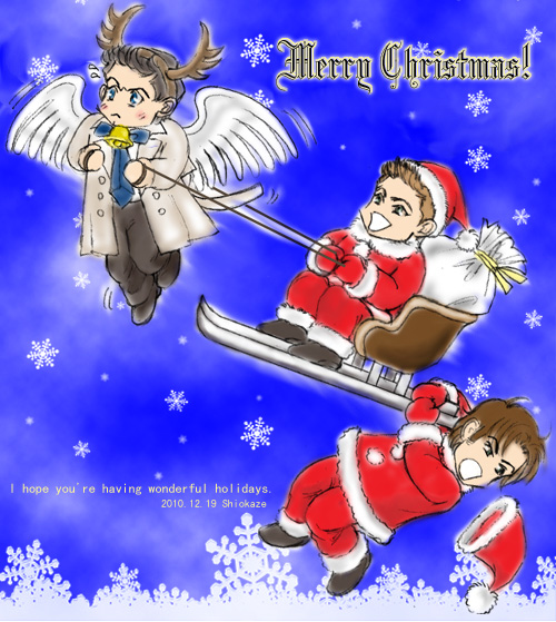 Supernatural Merry Christmas By Noji1203