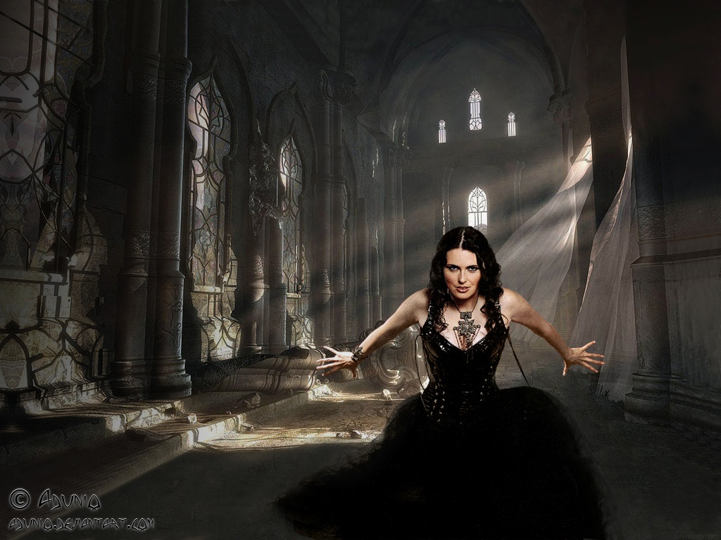 Sharon Within Temptation Gothic Wallpaper