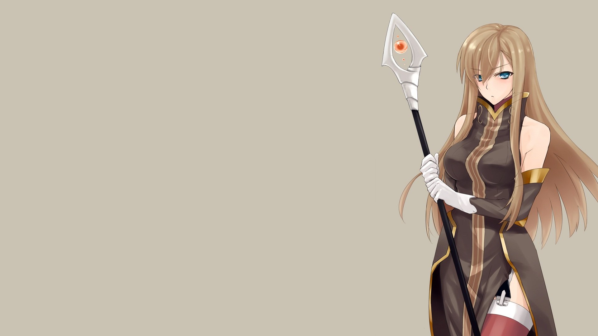 Brown Hair Minimalistic Simple Background Tales Of The Abyss Wallpaper