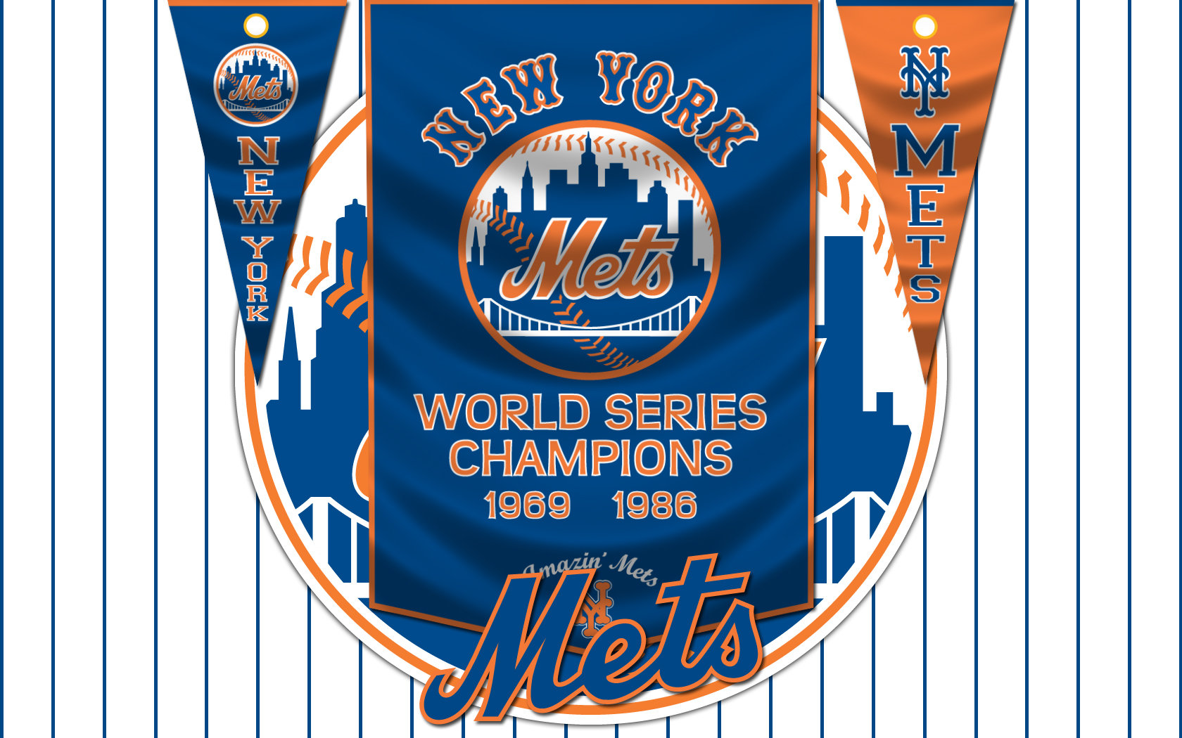 Mets Banners by monkeybiziu