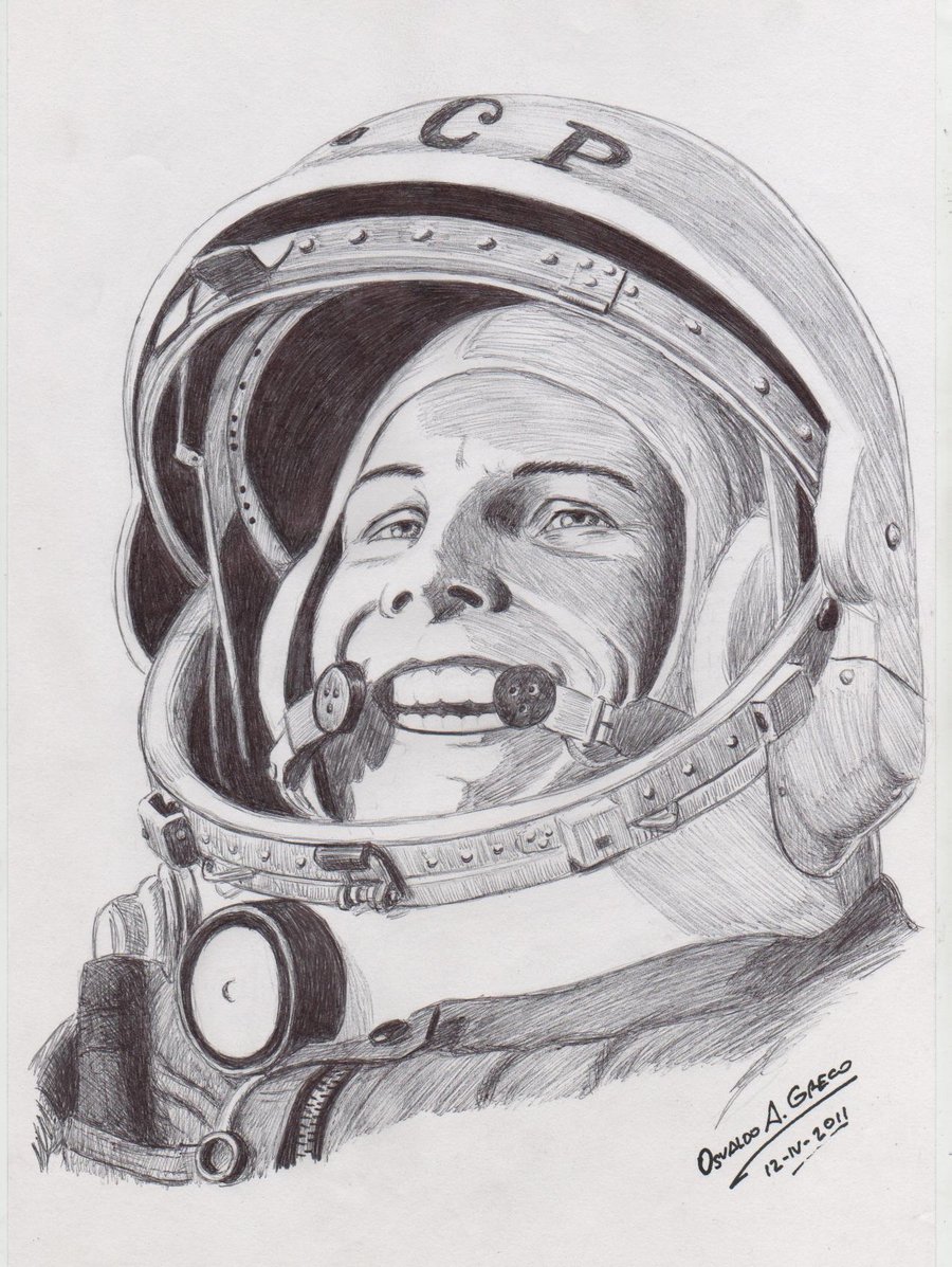 Povejali Yuri Gagarin By Osvaldogreco