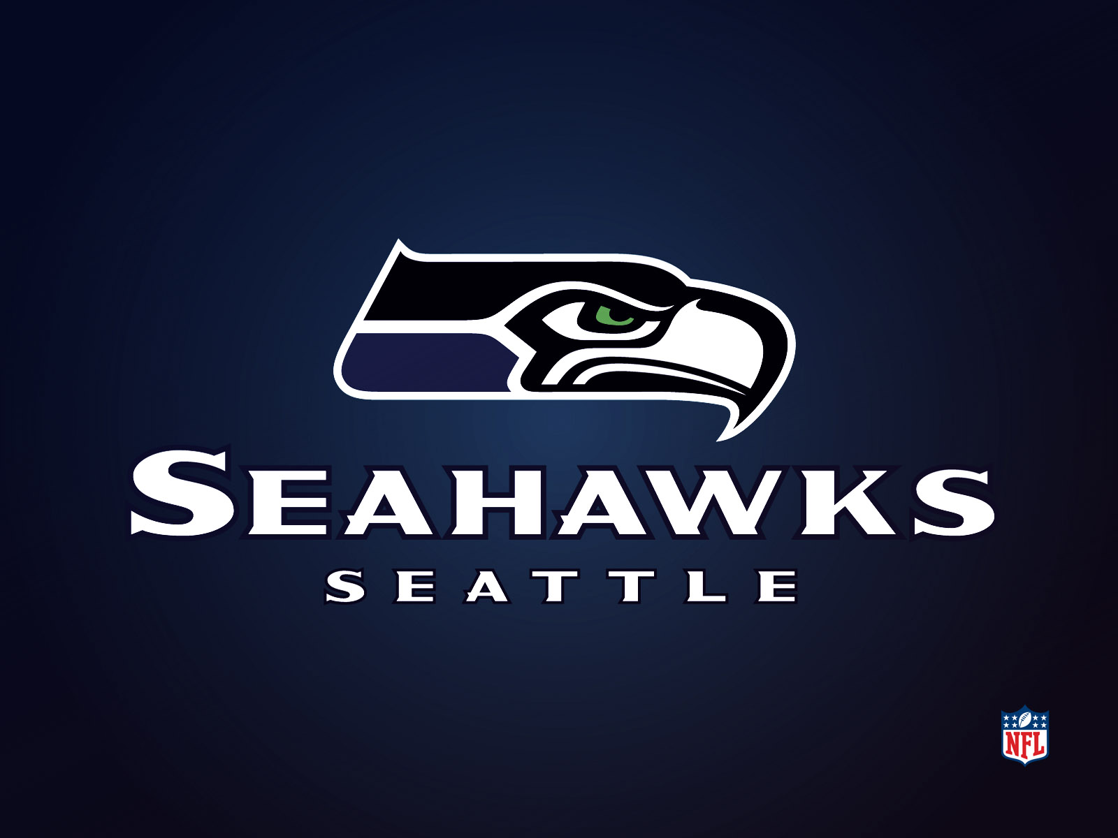 Seattle Seahawks Dark Logo 1600x1200 Standard