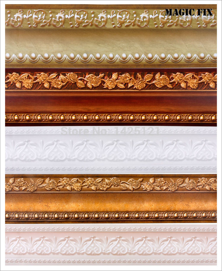 Free download Self Adhesive Antique Gold Wall Moulding Print Border