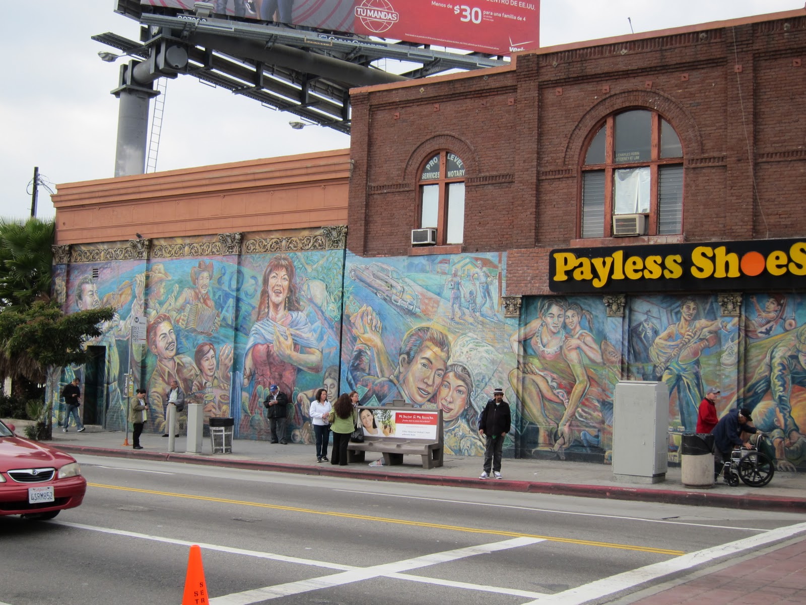 tour of Mexican murals in Boyle Heights and East Los Angeles today