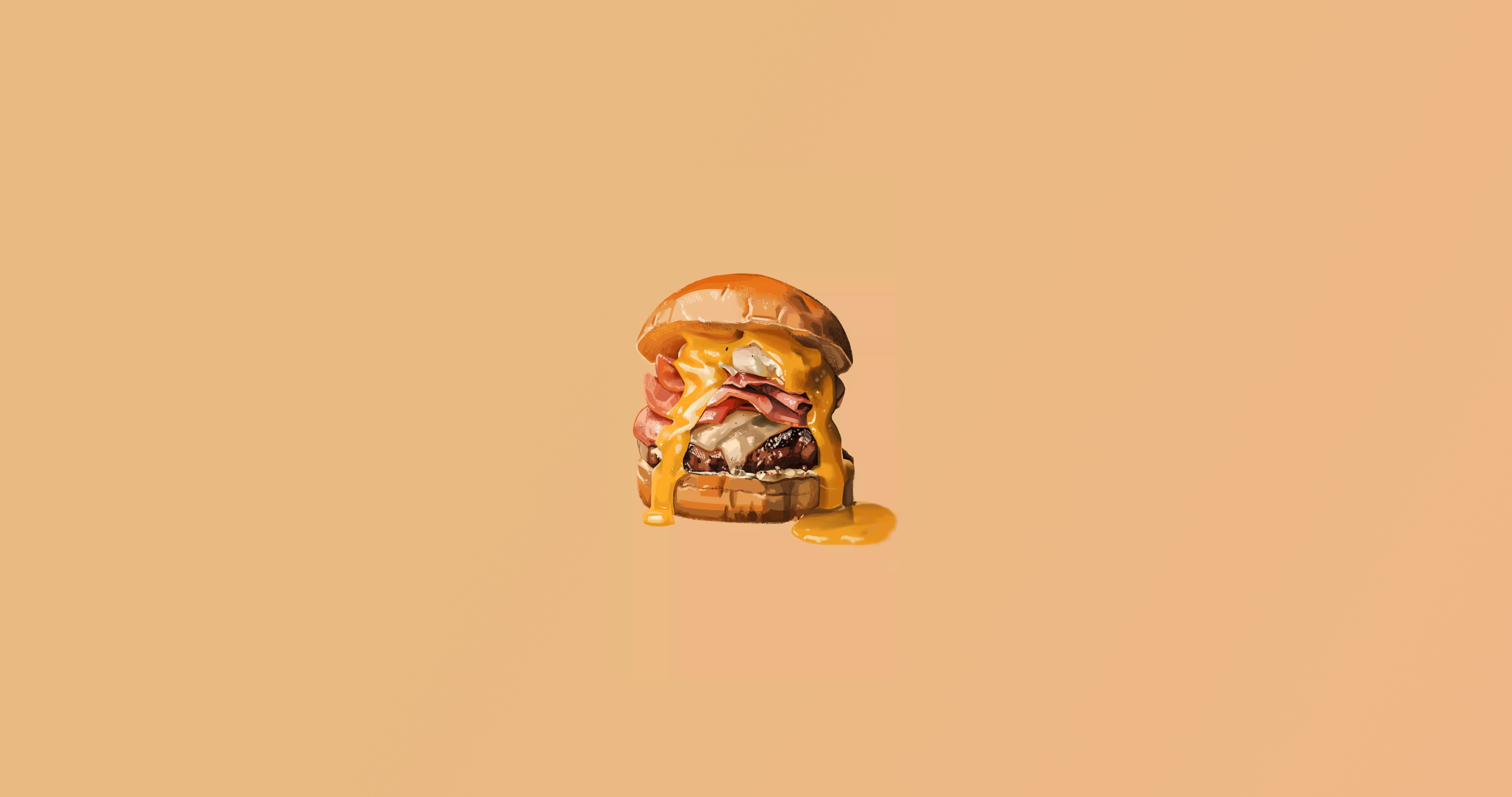 Burger HD Wallpaper And Background