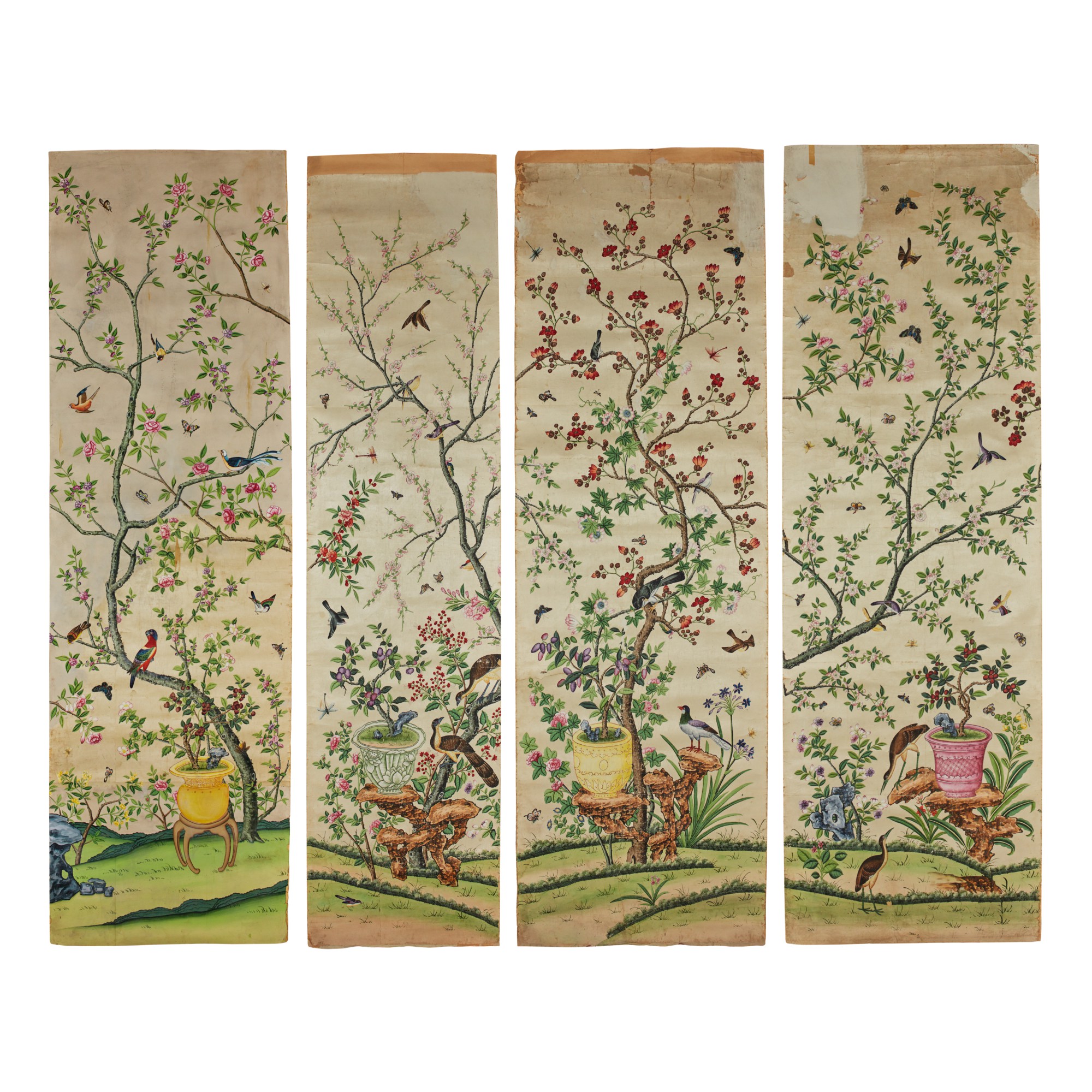 Free download A SET OF FOUR CHINESE EXPORT WALLPAPER PANELS LATE ...