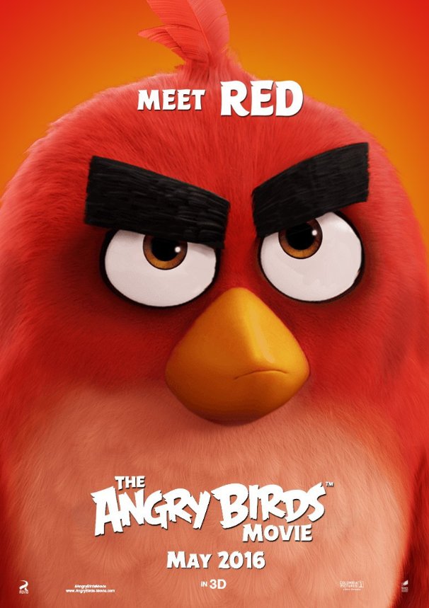 The Angry Birds Movie Red Bird Wallpaper In Cartoons